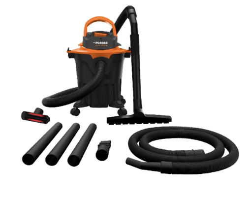 Eureka Forbes Wet & Dry Zeal Vacuum Cleaner with Large Dust Tank, 360° Swivel Wheels, 5 Meters Cord Length (Orange & Black, VCWET&DRYZEAL) - Image 4